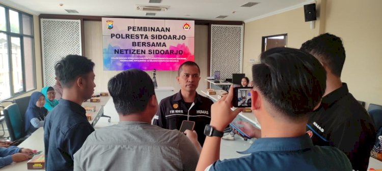 Cegah Ajaran Radikalisme Melalui Medsos, Polresta Sidoarjo Perkuat Barisan Netizen