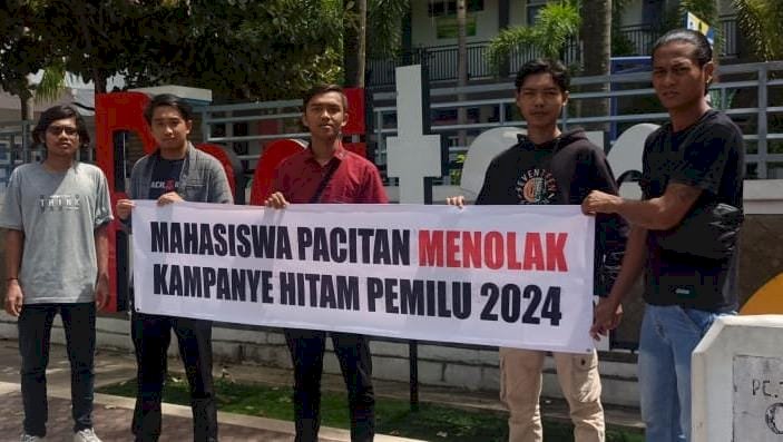 Mahasiswa di Pacitan Kecam dan Tolak Black Campaign Jelang Pemilu 2024