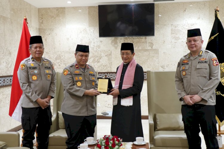 Ditemui Tim Ops NCS Polri, KH Nasaruddin Umar: Masjid Istiqlal Jadi Jembatan Pemersatu Bangsa