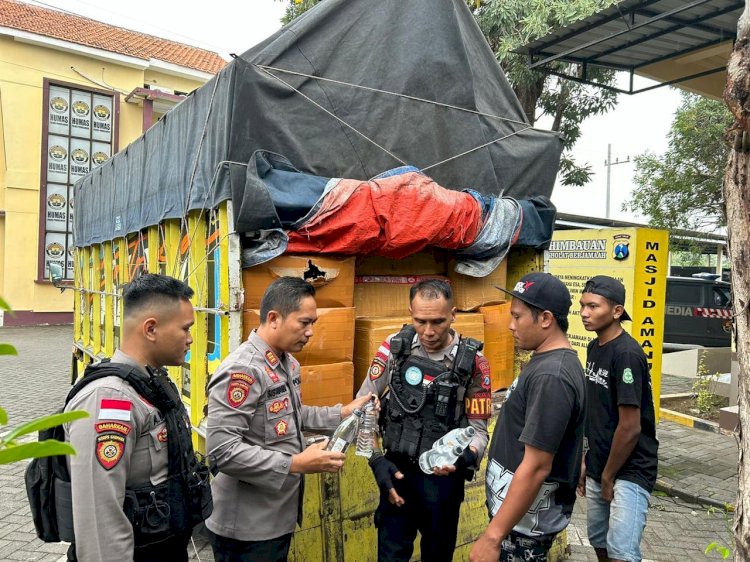 Ciptakan Ramadhan Kondusif, Polres Probolinggo Amankan Ratusan Minuman Keras