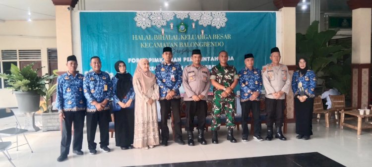 Solidkan Sinergitas, Forkopimka Balongbendo Gelar Halal Bi Halal