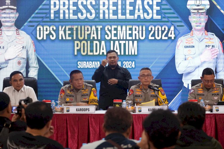 *Operasi Ketupat Semeru 2024, Polda Jatim Berhasil Tekan Angka Kecelakaan dan Gangguan Kamtibmas*