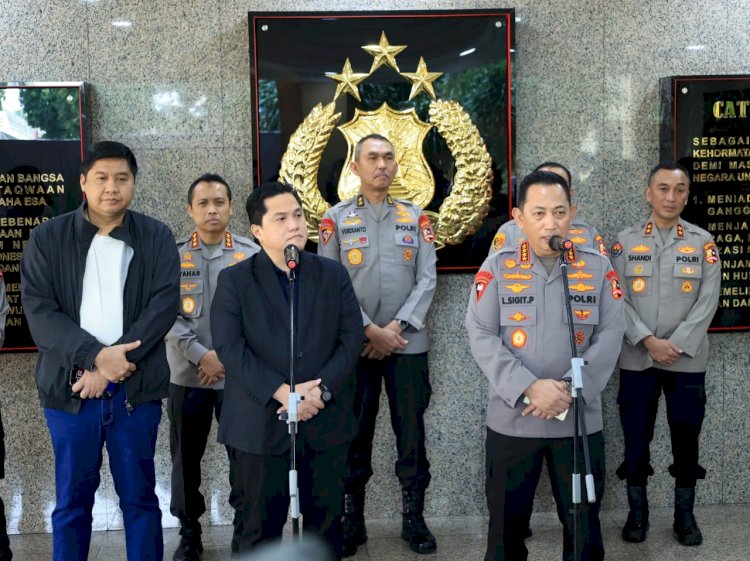 Kapolri dan Ketum PSSI Bertemu, Pastikan Penyelenggaraan Piala Presiden Berjalan Aman dan Lancar