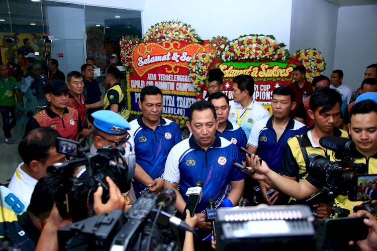 Jenderal Sigit Sebut Turnamen Bulutangkis Kapolri Cup Pintu Masuk Mengikuti Kejuaraan Nasional dan Internasional