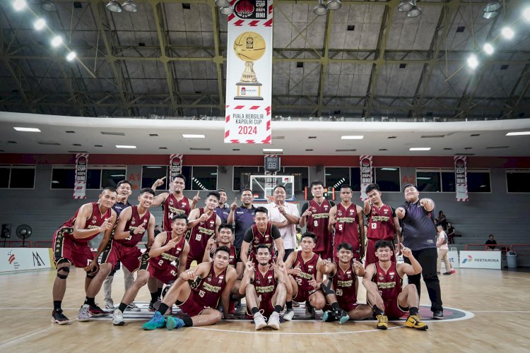 Tim Semeru Polda Jatim Jadi Runner Up Basketball Kapolri Cup 2024