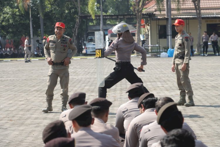 Polres Mojokerto Maksimalkan Latihan Dalmas Siap Kawal Tahapan Pilkada 2024