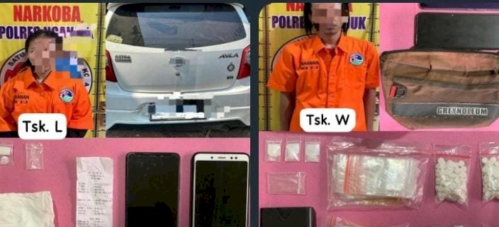 Polres Nganjuk Berhasil Ungkap Kasus Narkoba, Dua Tersangka Diamankan