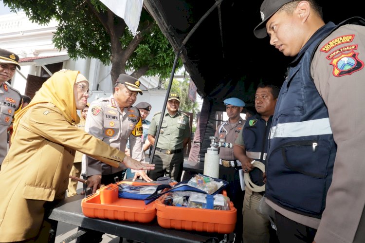 Polrestabes Surabaya Siapkan Personel Antisipasi Bencana Hidrometeorologi