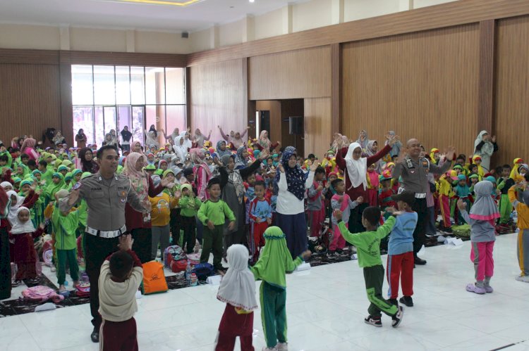 Polsanak Polresta Sidoarjo Tanamkan Budaya Tertib Lalu Lintas Sejak Dini