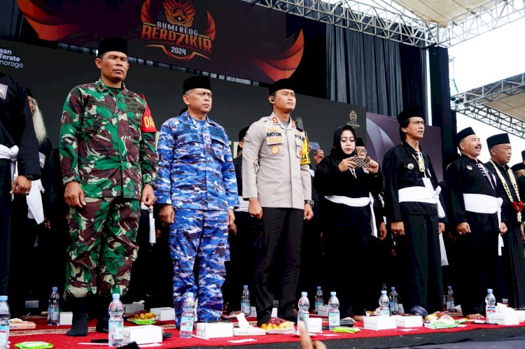 Polres Ponorogo Turunkan 1000 Personel Bumi Reyog Berdzikir 2024 Kondusif