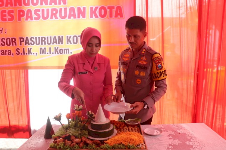 Polres Pasuruan Kota Bangun Barak Dalmas, Wujud Perhatian Kepada Anggota