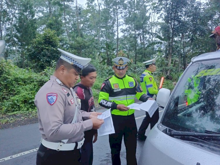 Patroli Subuh Upaya Preventif Polres Bondowoso Pasca Laka Tunggal di Ijen