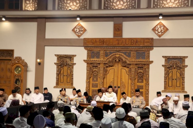 Awali Tugas Kapolres Blitar Kota Silaturahmi ke Tokoh Ulama